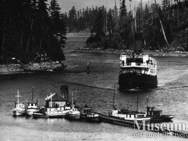 Union Steamship Boat, Chelohsin, at Granite Bay
