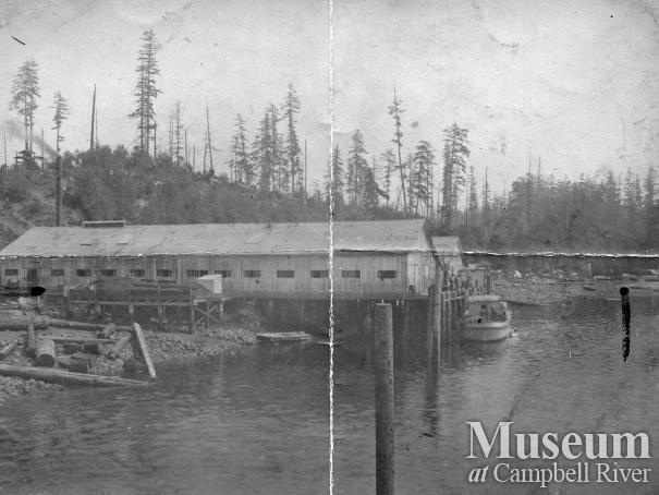 Anderson's Cannery and Netloft, Quathiaski Cove, 1910