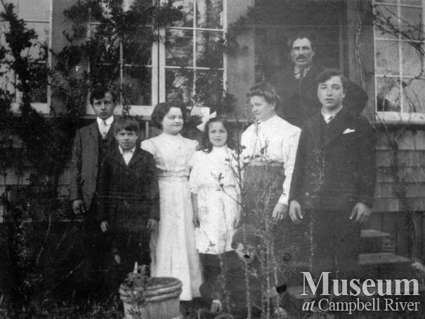 Alfred Joyce and Family of Quadra Island