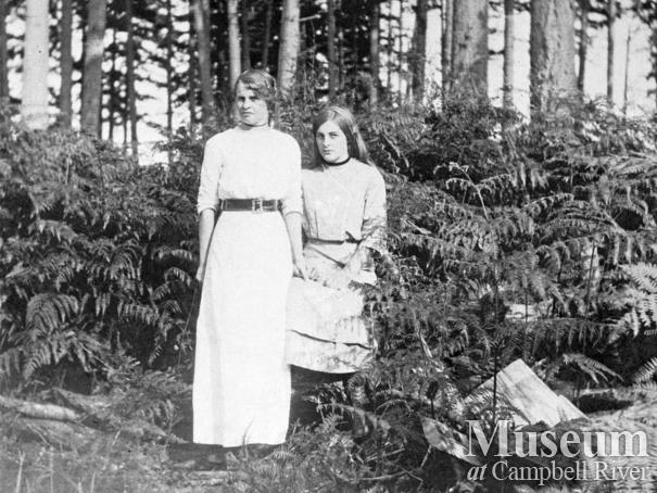 Anna Marie  and Rose Manson of Cortes Island