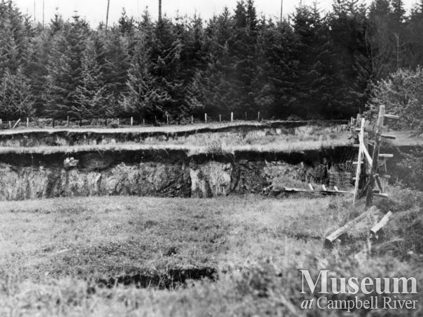 Marshall's place after the 1946 earthquake, Read Island