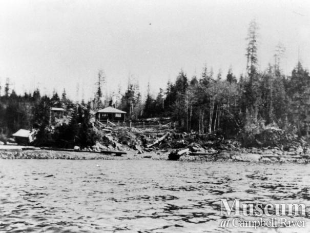 View of the Tipton home at Read Island