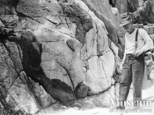 John Manson on Cortes Island	