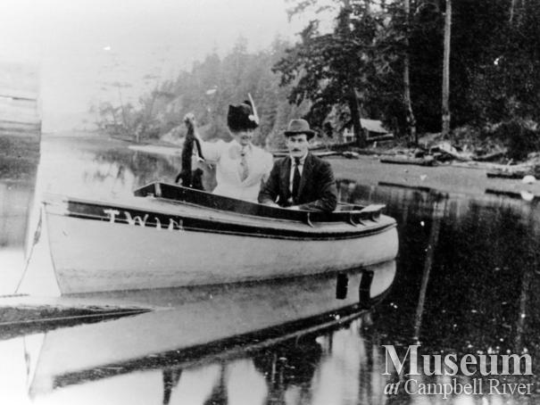 Captain and Mrs. James A. Nixon of Twin Islands