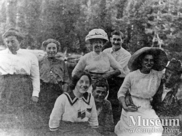 Group of Cortes Island settlers