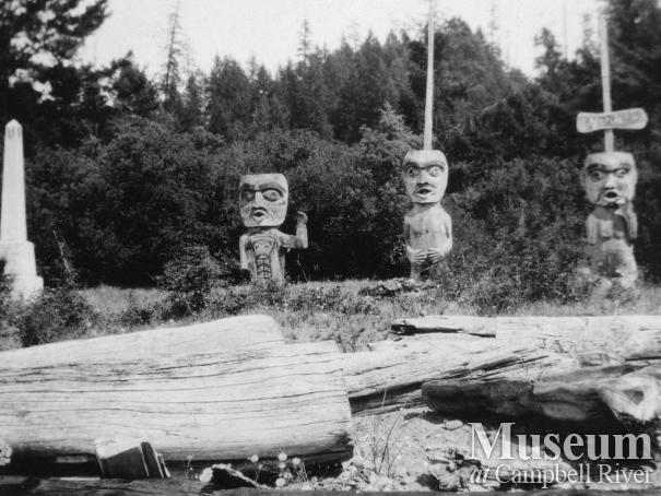 Welcome Figures at Cape Mudge, Quadra Island