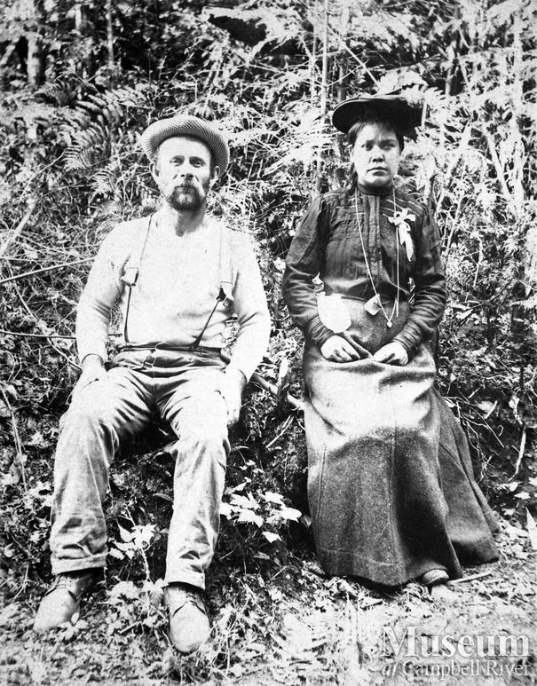 Thomas and Maggie Leask, Quadra Island