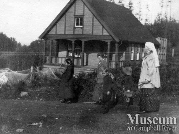 View of the Courthouse at Quathiaski Cove, Quadra Island