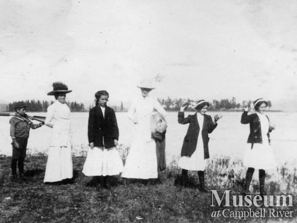 The Yeatman Family at Drew Harbour, Quadra Island