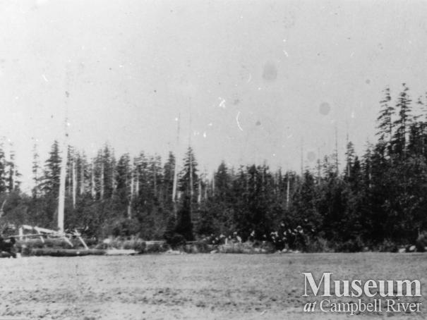 View of Yeatman's farm, Quadra Island