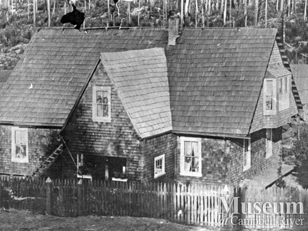 Alfred Luoma's home, Granite Bay, Quadra Island	