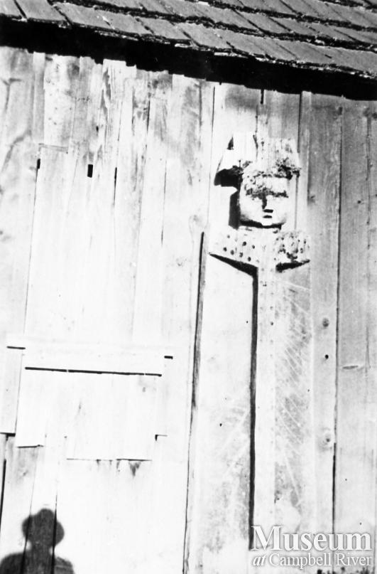 House decoration at Kingcome Inlet
