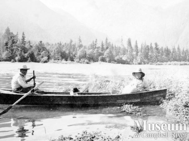 Johnny and Jenny Macamoose on the Nimpkish River