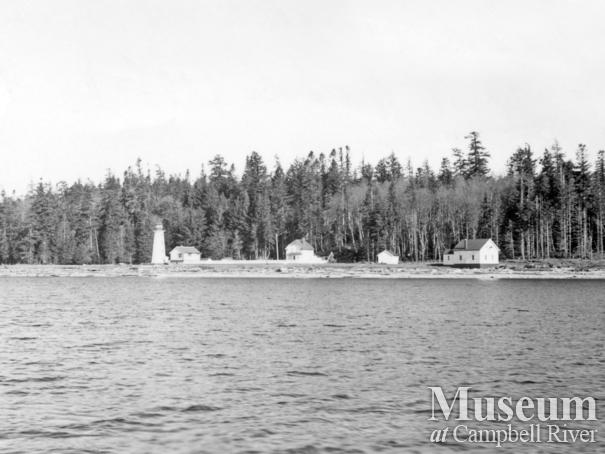 View of the Lighthouse Station at Cape Mudge, Quadra Island