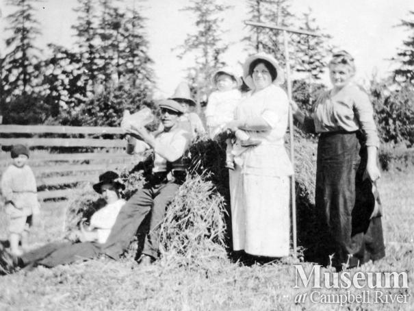 Joyce Family at Haying Time