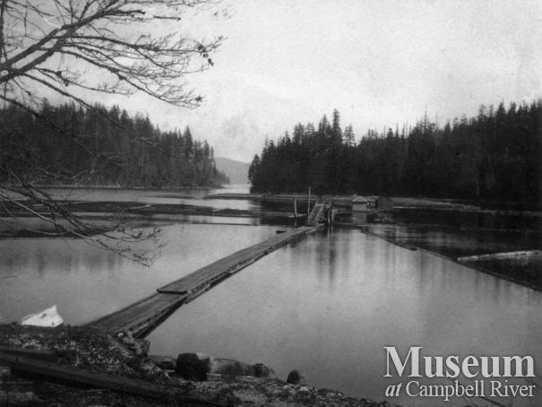 View of Granite Bay showing the floats and wharf