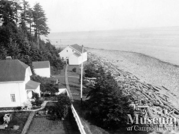 View from top of the Lighthouse at Cape Mudge, Quadra Island