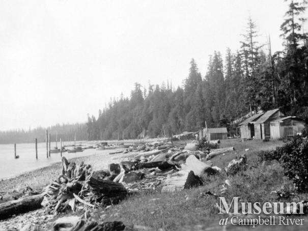 A seasonal fishing village at Cape Mudge, Quadra Island