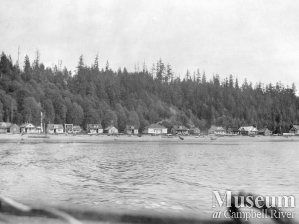 View of Cape Mudge village from the water
