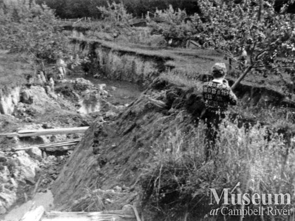 Earthquake damage on Read Island
