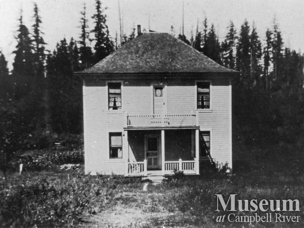 Bert Middleton home at Whaletown, Cortes Island