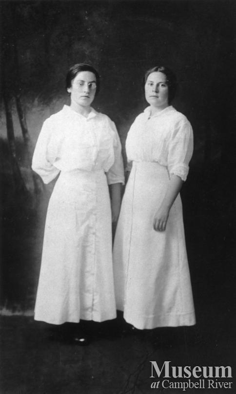 Flo and Floss Manson of Cortes Island