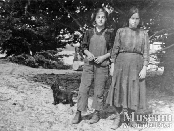 Rose and Flo Manson of Cortes Island
