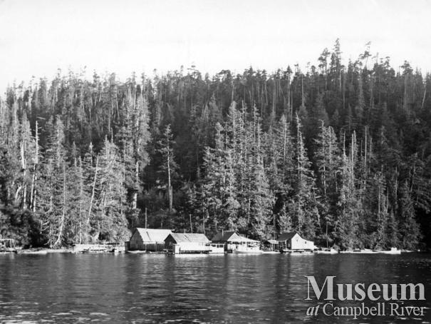 The Pedersen's  float camp, at Watson Island 
