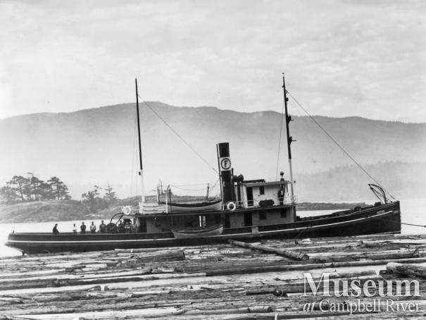 The Tugboat "Active" in Bull Passage