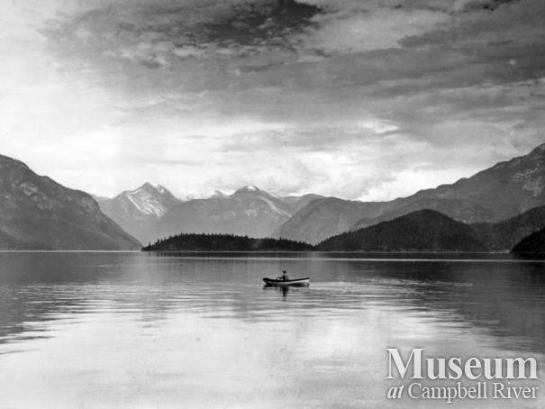 View of the entrance to Toba Inlet from Pryce Channel	