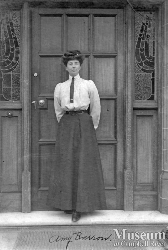 Amy Barrow taken when she was young woman in England