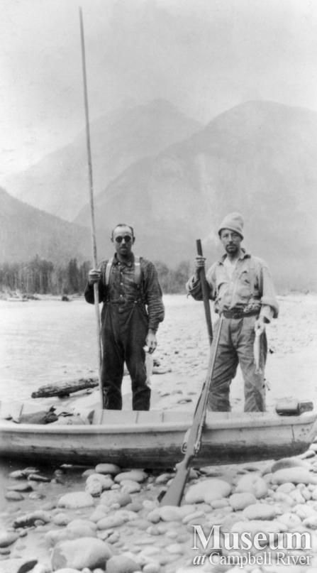 August Schnarr on left with Teddy Hill