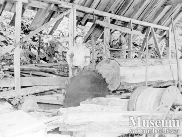 Jack Parrish's Sawmill at Woodside Bay, Stuart Island