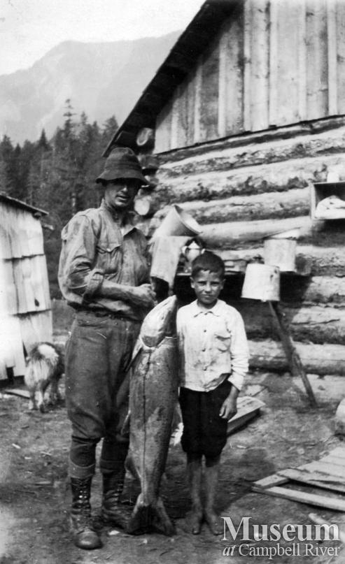 64 lb Spring Salmon caught at Head of Knight Inlet, B.C.