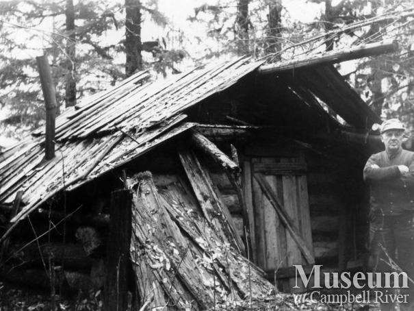 Jim Stanton's hunting cabin, Knight Inlet area