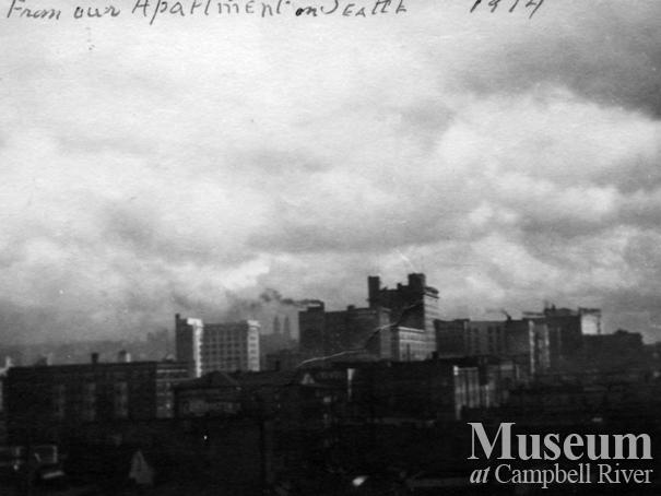 View from Jim and Laurette Stanton's apartment in Seattle