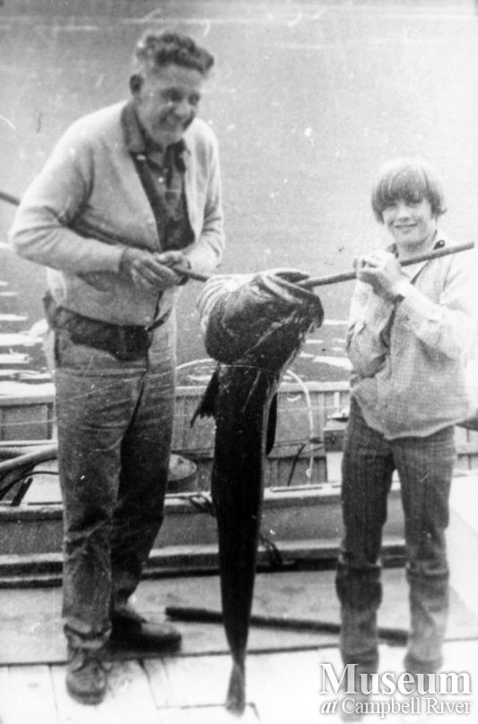 Lingcod caught near Stuart Island