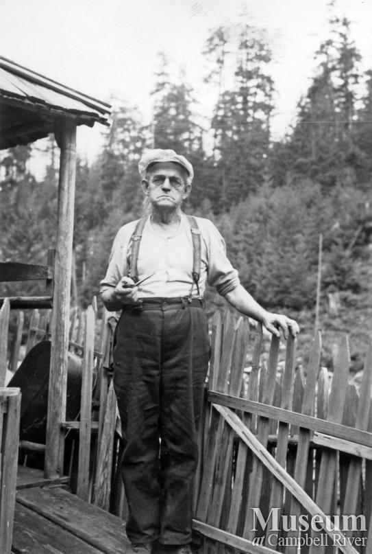 Phil Lavigne at his homestead at Prideaux Haven