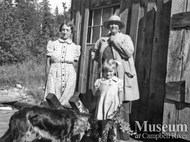 Mrs. Hatch  of Frederick Arm and daughter with Amy Barrow
