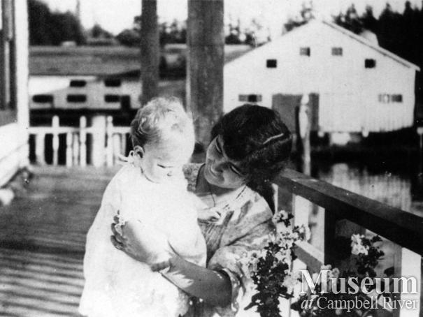 Edward McAllister with his mother Mae McAllister (nee Anderson)