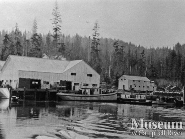 View of Blind Channel Cannery, Thurlow Island
