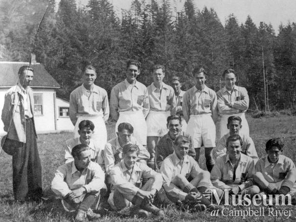 Soccer Team from the Cape Mudge Reserve, Quadra Island	