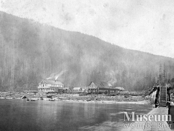 View of Shoal Bay, Thurlow Island B.C.