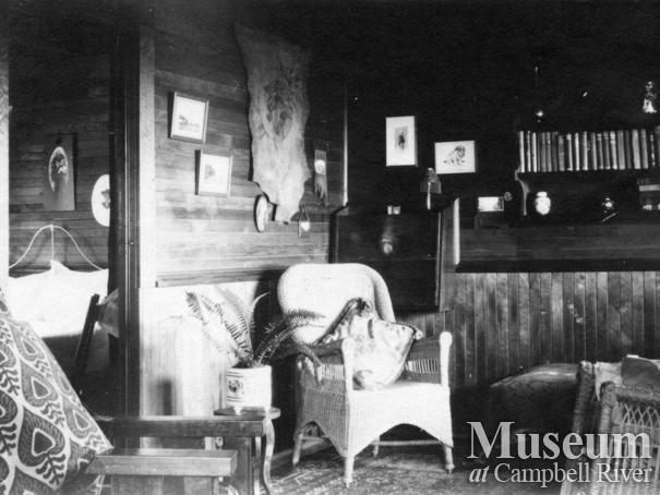 Inside the Marlatt family home, Mary Island