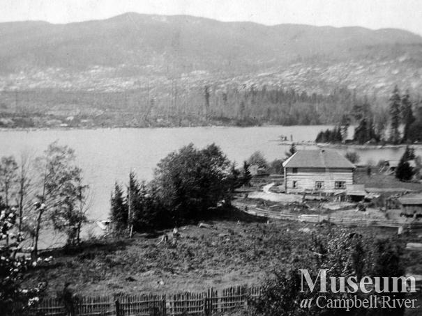 View of Port Neville after the big fire at Billy Hansen's Camp
