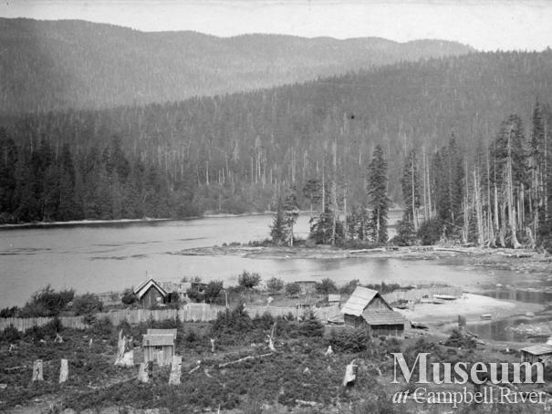 View of Hans Hansen's Ranch at Port Neville, B.C.